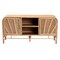 Bali & Pari Carabella Bohemian Natural Rattan 2-Door Storage Cabinet 244-13707-ZORO - alternate 10